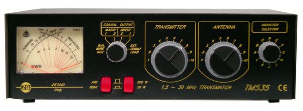 ZETAGI TM 535 Antennentuner/PWR Meter